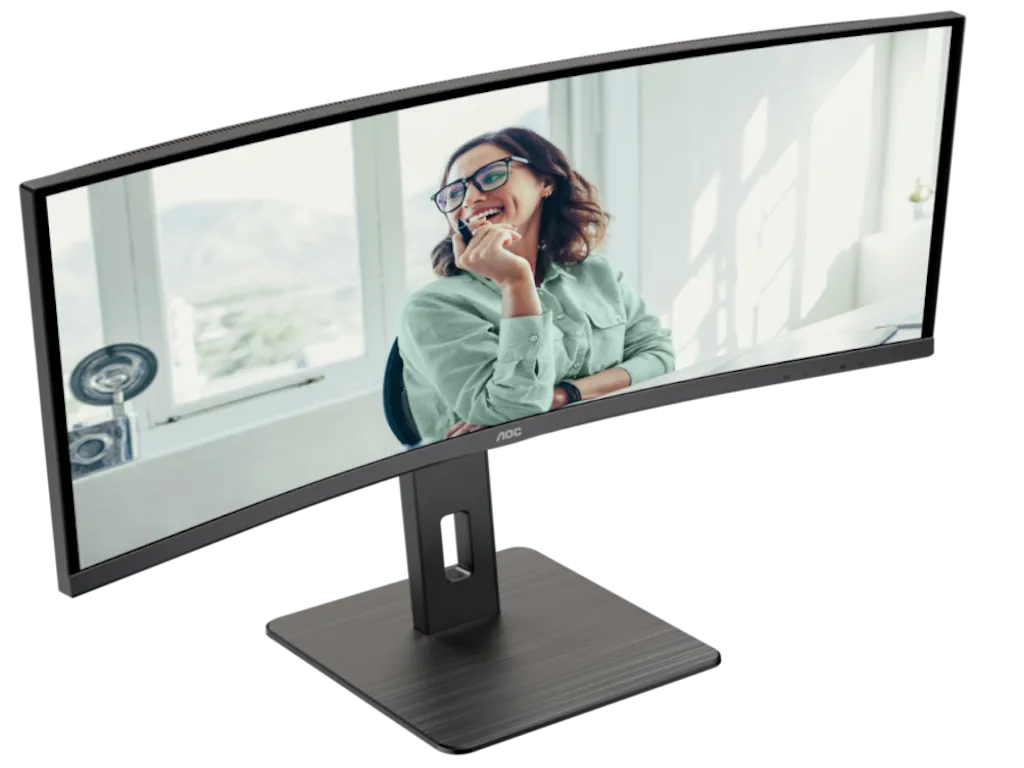 Monitor AOC CU34P3CV 34"/VA,21:9,zakrivljen/3440x1440/100Hz/1ms MPRT/HDMI,DP,USB/visina/VESA/crna Slika 2