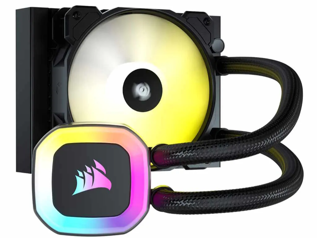 Vodeno za PC CORSAIR H55/1x120mm ventilator/RGB/crna Slika 3