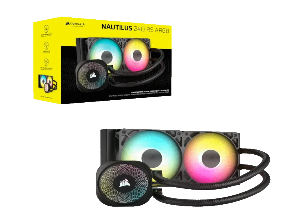 Kuler za CPU CORSAIR NAUTILUS 240 ARGB/240mm/vodeno hladenje/crna Slika 1