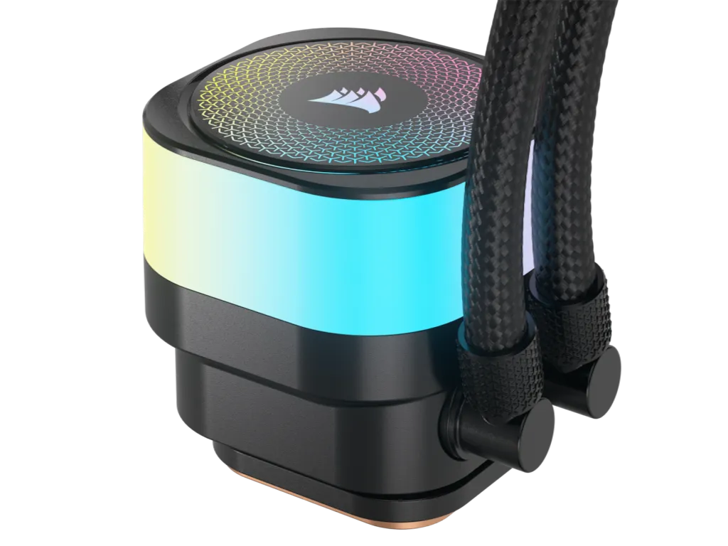 Kuler za CPU CORSAIR iCUE LINK TITAN 240 RX/RGB/AIO/240mm/dual fan/vodeno hladenje/crna Slika 13