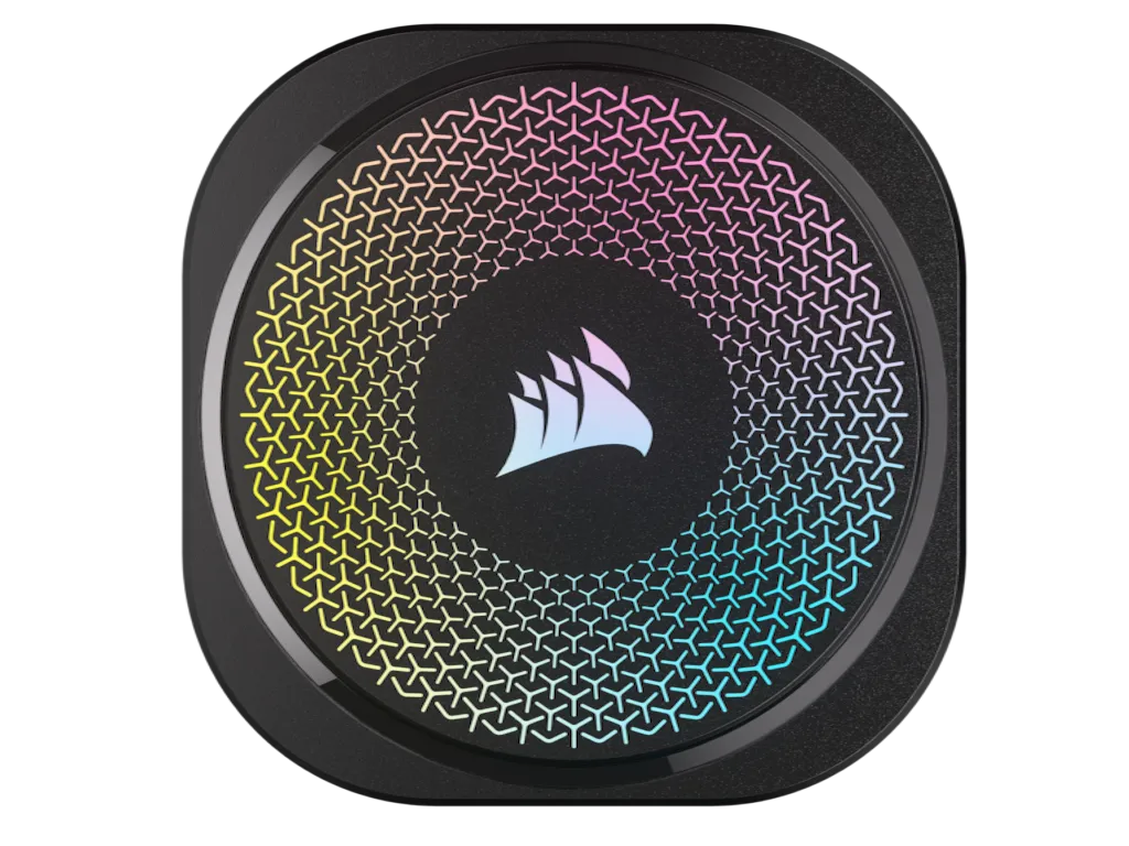 Kuler za CPU CORSAIR iCUE LINK TITAN 240 RX/RGB/AIO/240mm/dual fan/vodeno hladenje/crna Slika 2