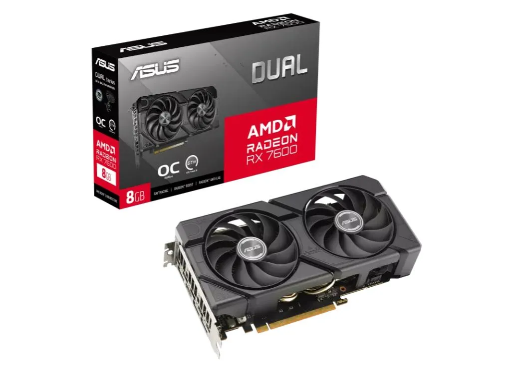 Asus Graficka karta ASUS DUAL-RX7600-O8G-EVO AMD/8GB/GDDR6/128bit/crna Slika 10