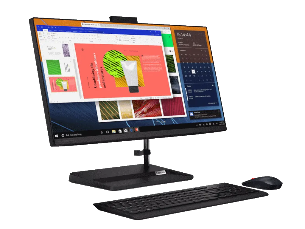 Lenovo Racunar LENOVO IdeaCentre AIO 3 24ALC6 DOS/23.8" FHD/Ryzen 5-7430U/16GB/512GB/USB tastat i miš/crna Slika 4