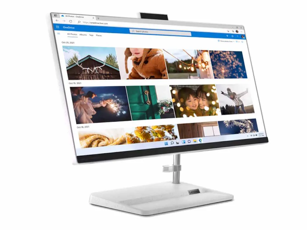 Racunar Lenovo AIO IdeaCentre 3 24IAP7 DOS/23.8" FHD/i5-12450H/16GB/512GB SSD/USB KB&Mouse/bela Slika 3