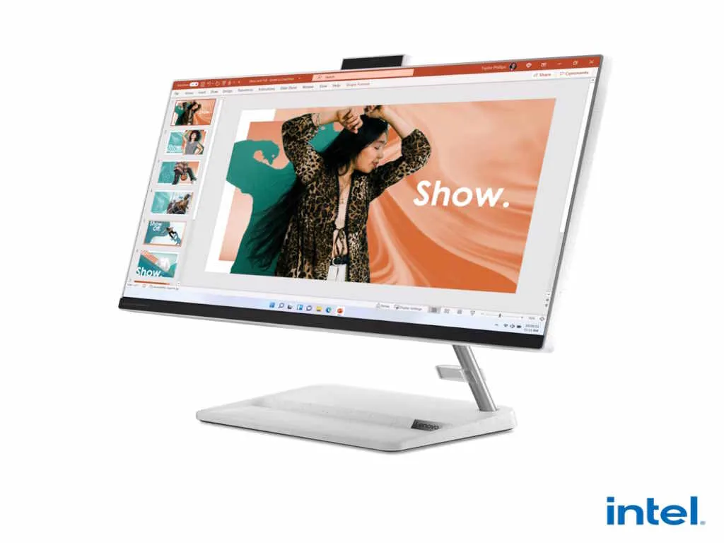 Racunar Lenovo AIO IdeaCentre 3 24IAP7 DOS/23.8" FHD/i5-12450H/16GB/512GB SSD/USB KB&Mouse/bela Slika 4