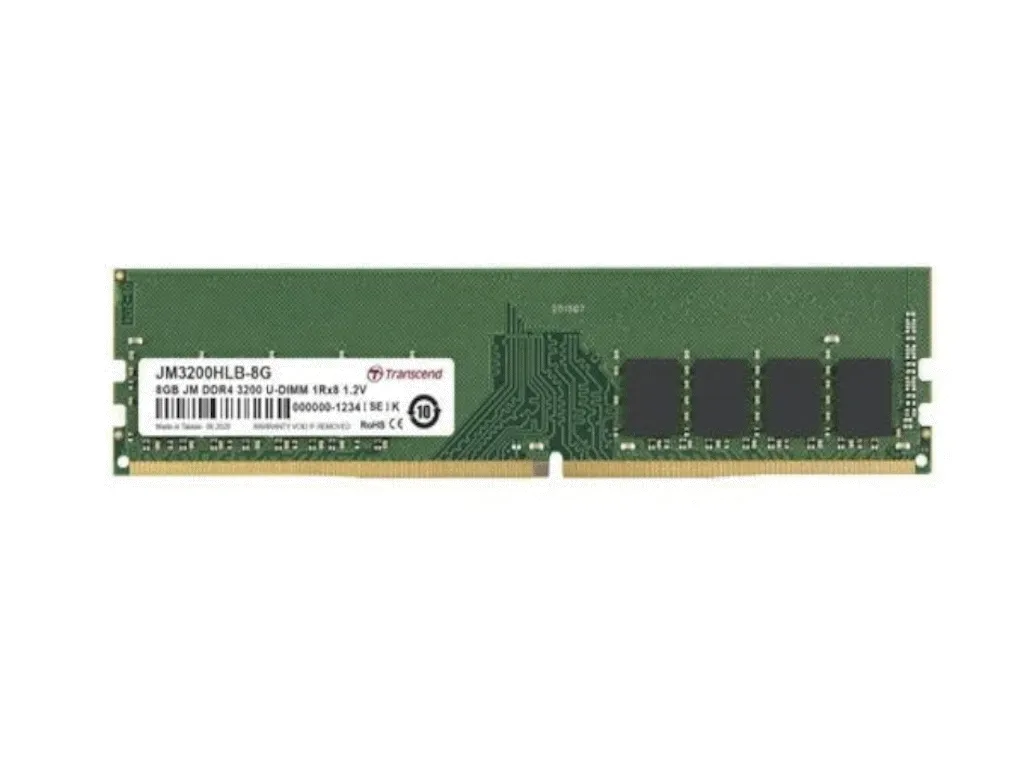 Transcend Memorija TRANSCEND 8GB/DIMM/DDR4/3200MHz/CL22/crna Slika 1