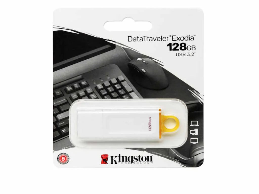Kingston USB memorija KINGSTON KC-U2G128-5R/DataTraveler Exodia/3.2/bela Slika 3