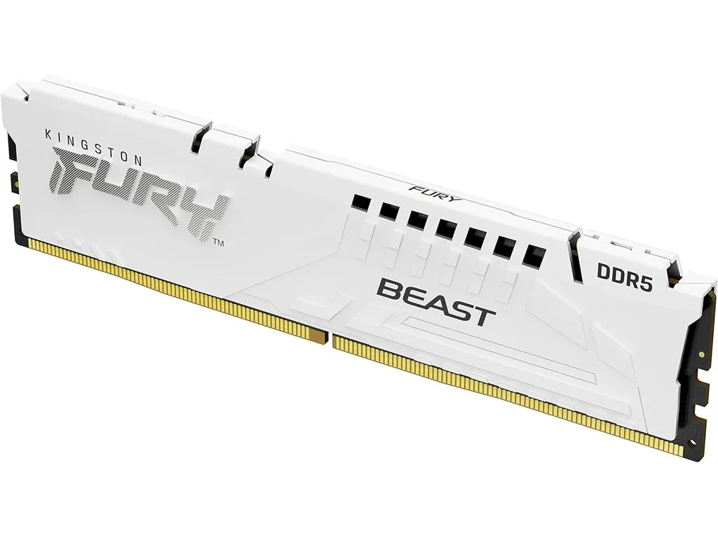Kingston Memorija KINGSTON 16GB/DIMM/DDR5/5200MHz/CL36/FURY Beast/bela Slika 1