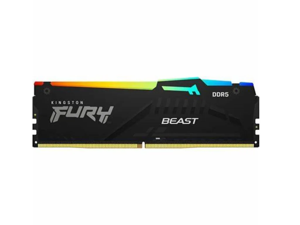 Kingston Memorija KINGSTON 8GB/DIMM/DDR5/5200MHz/CL40/FURY Beast RGB XMP Slika 1
