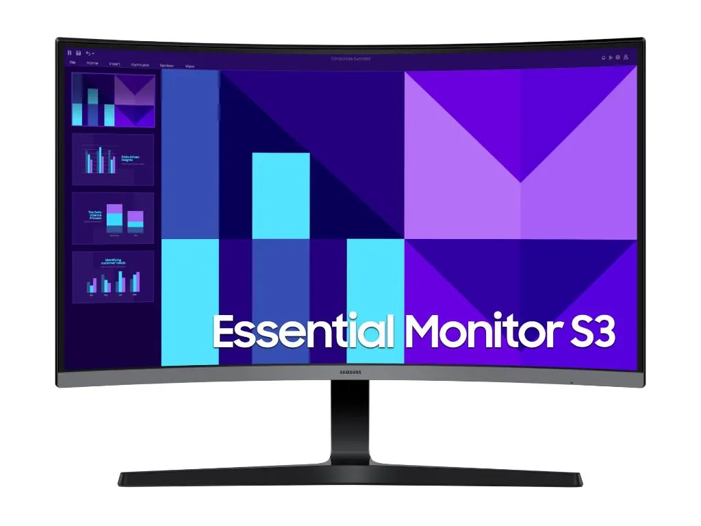 Monitor SAMSUNG LS27D390GAUXEN 27"/VA,zakrivljen/1920x1080/100Hz/4ms GTG/VGA,HDMI/VESA/crna Slika 4