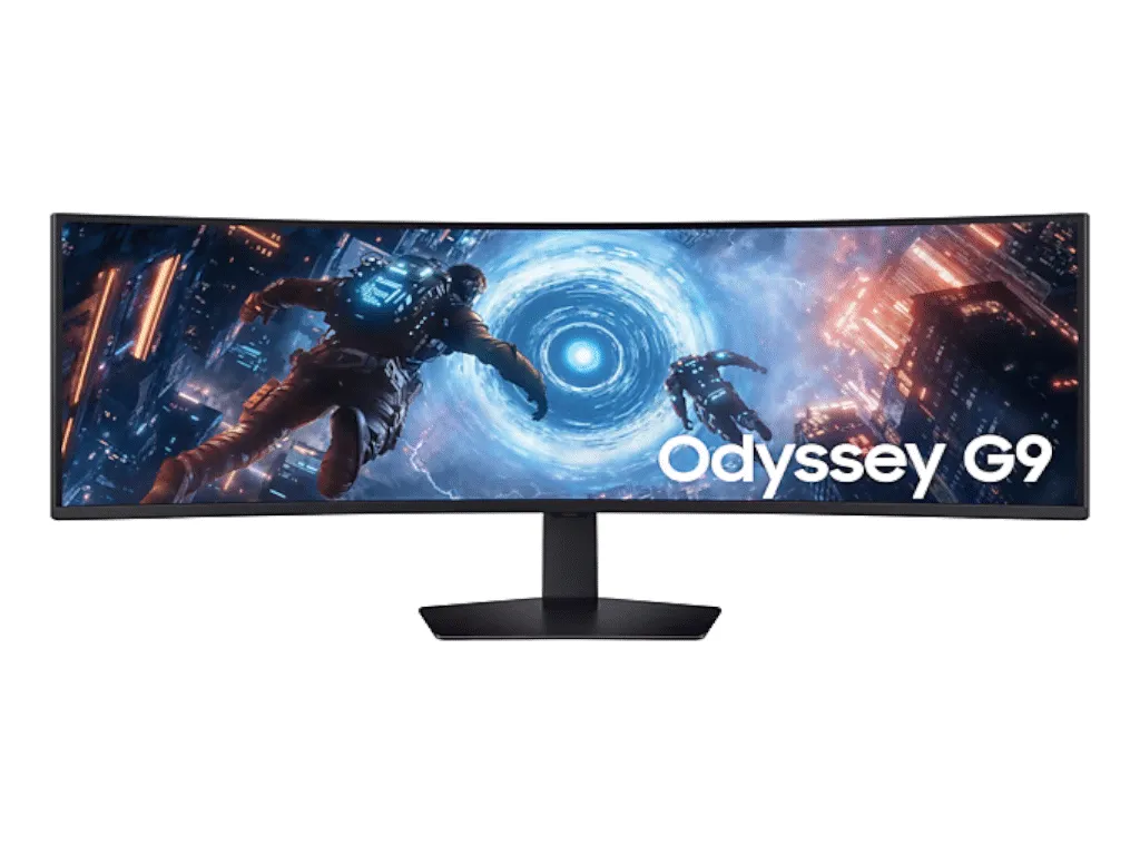 Samsung Monitor SAMSUNG LS49FG910EUXEN 49"/VA,zakrivljen,32:9/5120x1440/144Hz/1msGTG/HDMI,DP/freesync/crna Slika 2