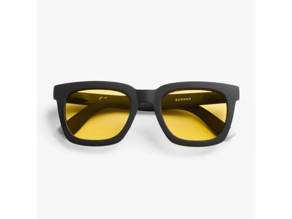 Suncane naocare BARNER Max/Matte black Amber Slika 1