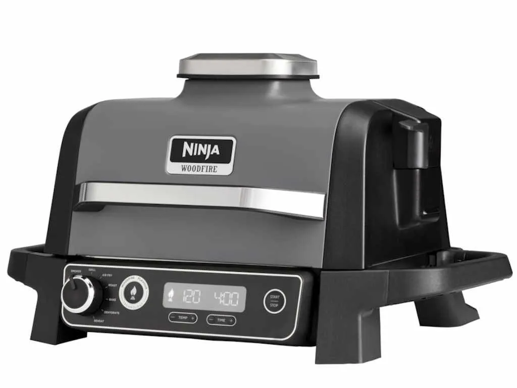 Ninja Gril NINJA OG701EU Woodfire Electric Outdoor BBQ Grill & Smoker/2400W/crna Slika 2