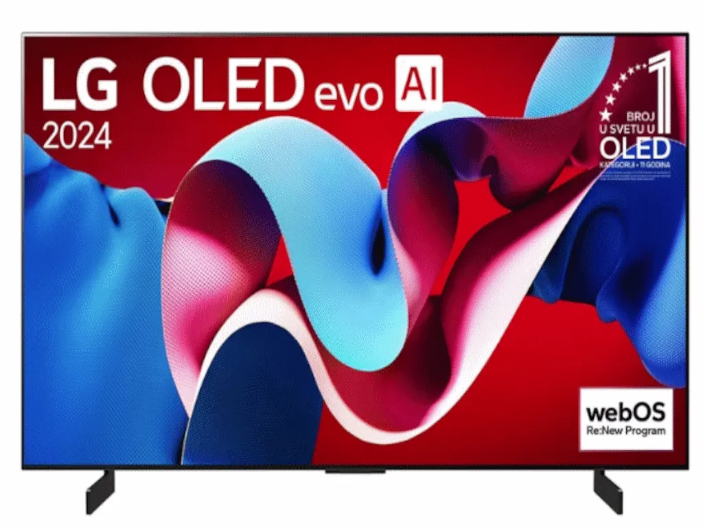 LG BG Televizor LG OLED42C41LA/OLED evo AI/83"/4K Ultra HD/smart/webOS 24/crna Slika 1