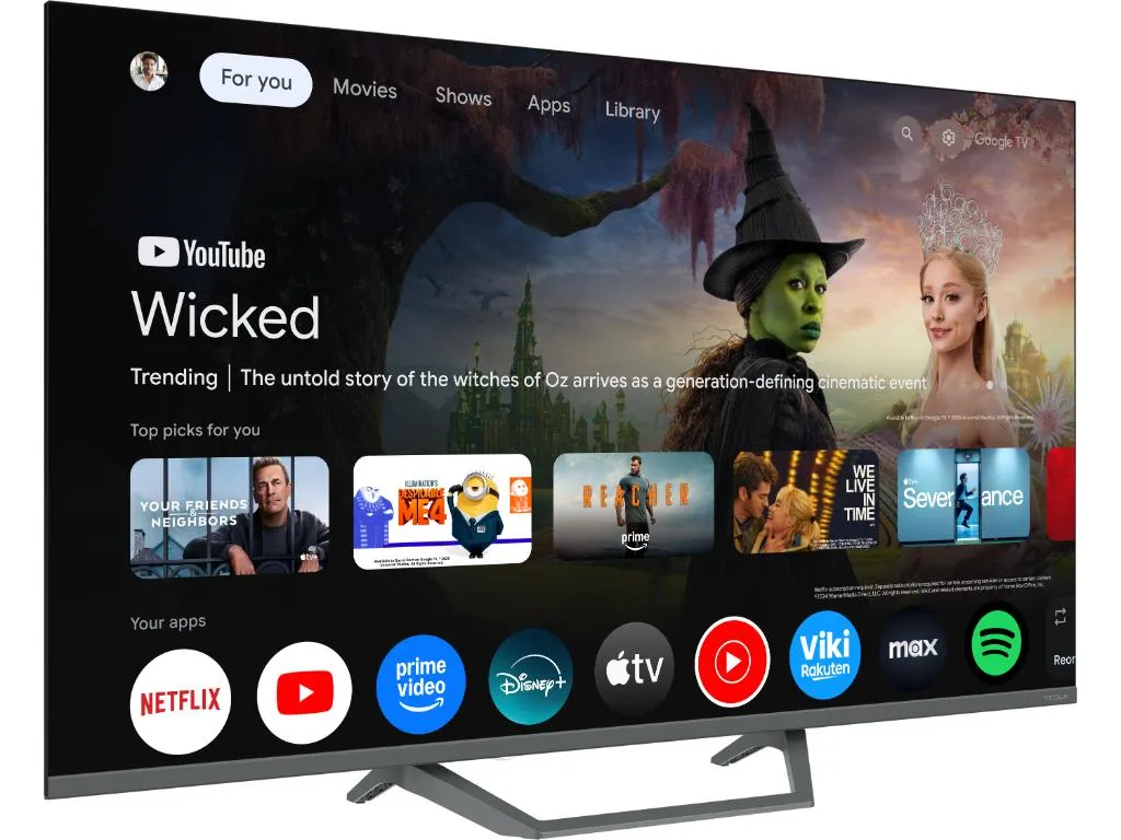 Televizor TESLA Q43E655GUS/QLED/43"/4K/Smart/Google TV/siva Slika 2