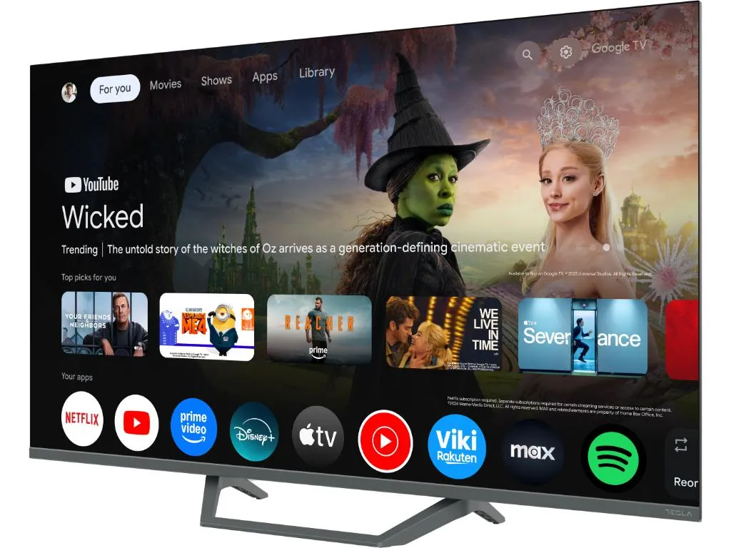 Televizor TESLA Q43E655GUS/QLED/43"/4K/Smart/Google TV/siva Slika 4