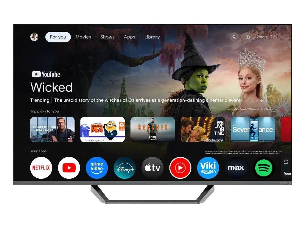 Televizor TESLA Q43E665GFS/QLED/43"/smart/Google TV/siva Slika 2