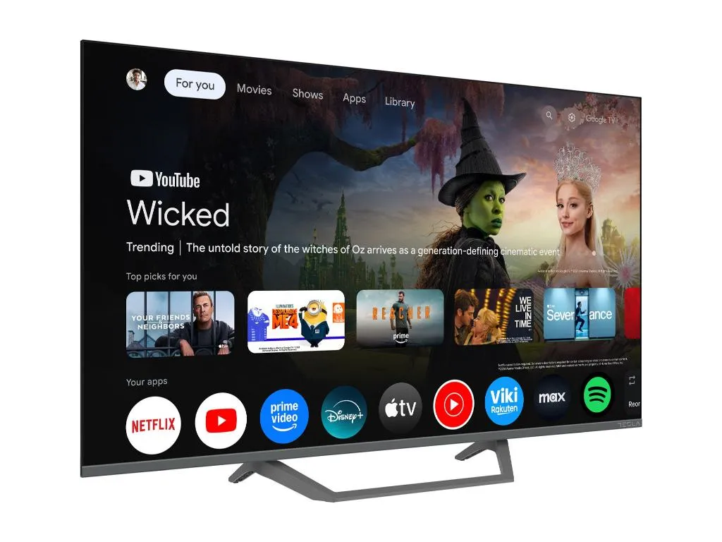 Televizor TESLA Q43E665GFS/QLED/43"/smart/Google TV/siva Slika 3