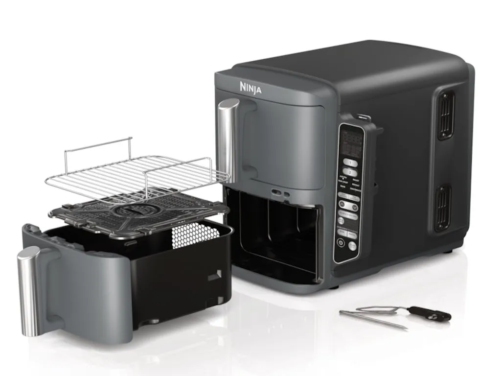 Ninja Air fryer NINJA SL451EU 6u1/dupla korpa/2470W/9.5L/siva Slika 15