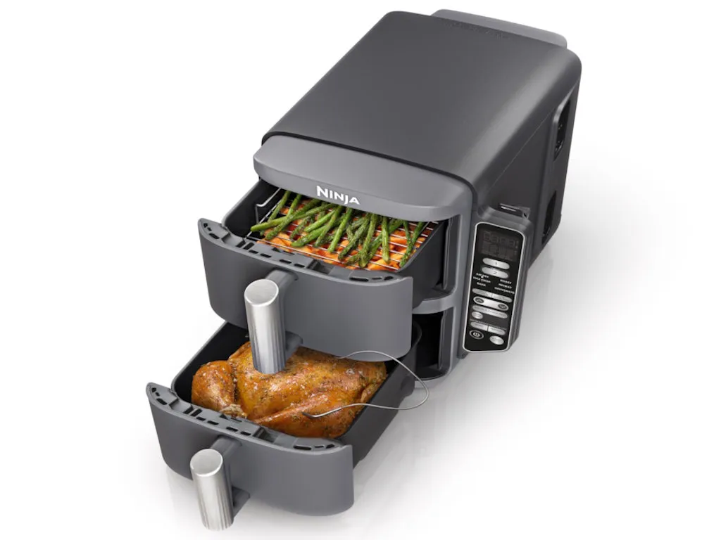 Ninja Air fryer NINJA SL451EU 6u1/dupla korpa/2470W/9.5L/siva Slika 9