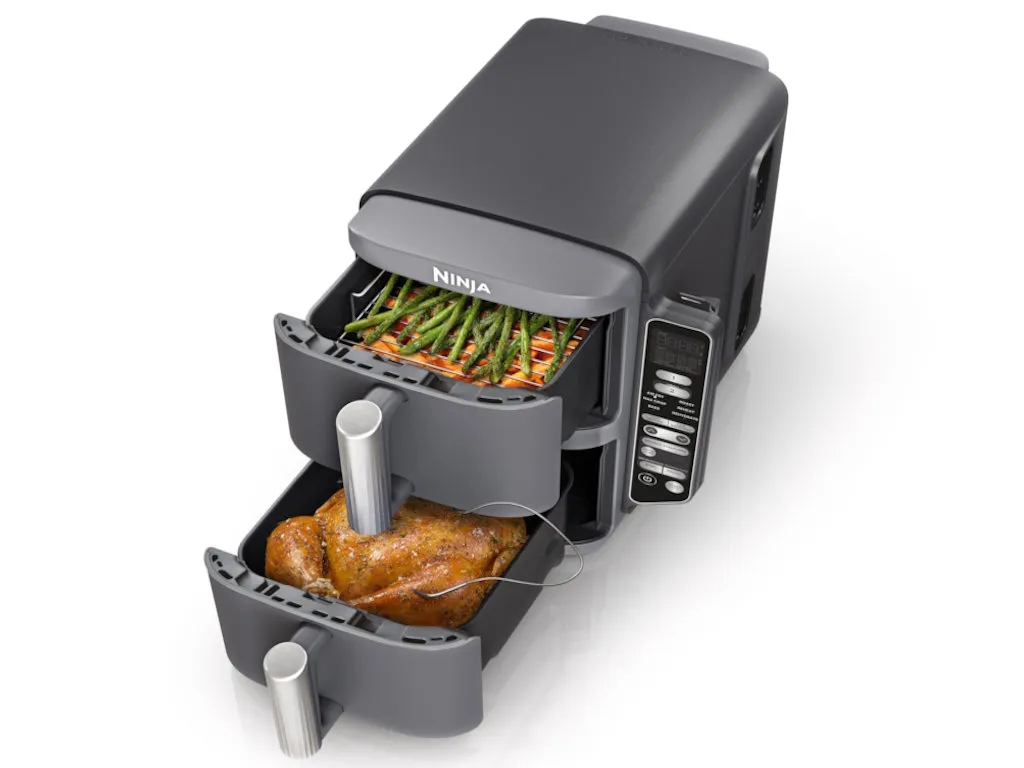Ninja Air fryer NINJA SL451EU 6u1/dupla korpa/2470W/9.5L/siva Slika 10