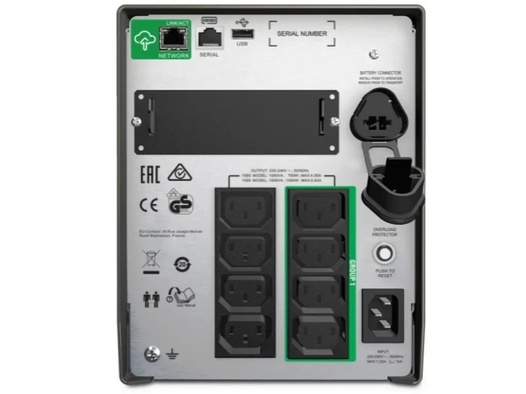 UPS, APC, Tower, Smart-UPS, 1500VA, LCD, 230V, with SmartConnect Slika 3