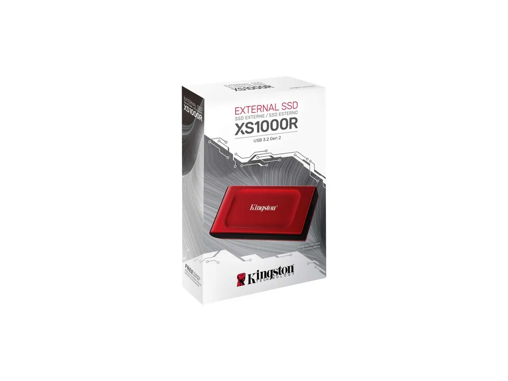 Kingston SSD KINGSTON XS1000 1000GB/eskterni/USB 3.2/crvena Slika 5