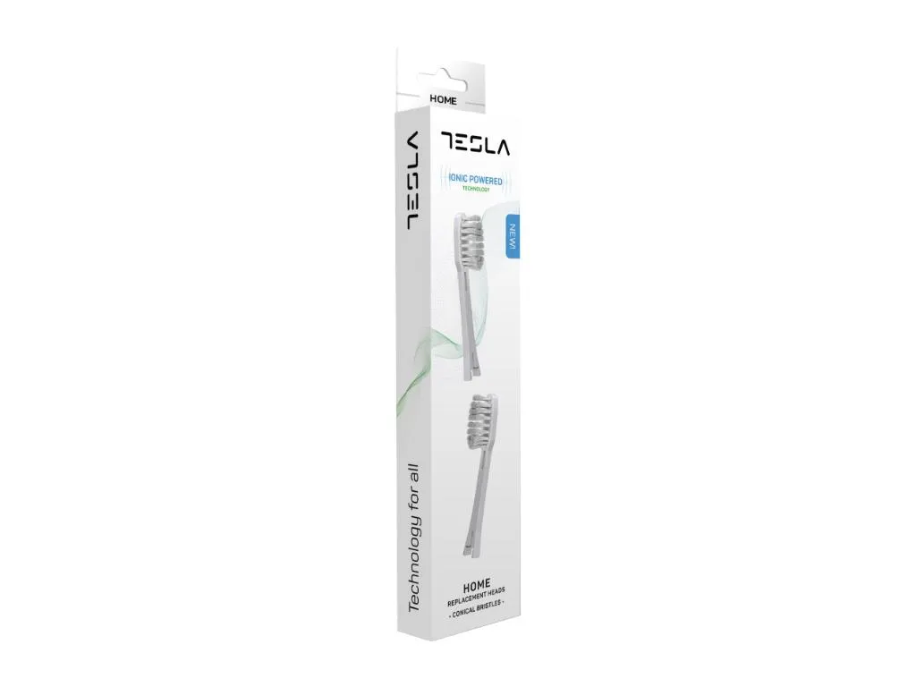Zamenski nastavak za manuelnu cetkicu za zube TESLA TD-91W/soft conical/regular/bela Slika 2