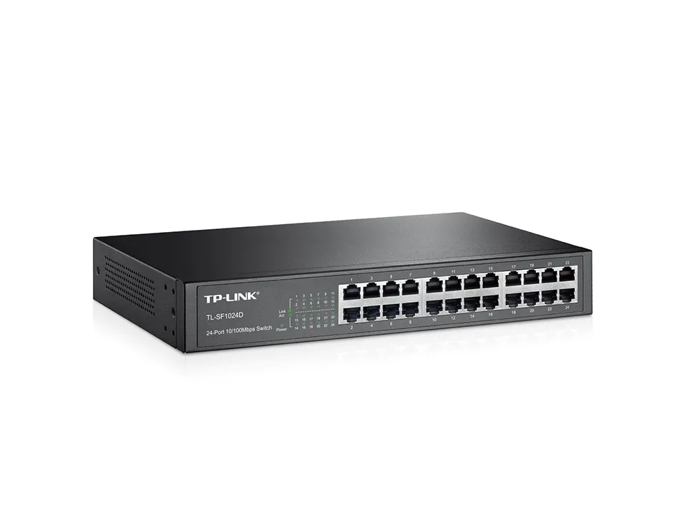 Switch TP-LINK TL-SF1024D 24x RJ45/10/100Mbps/Rackmount metalno kuciste Slika 2