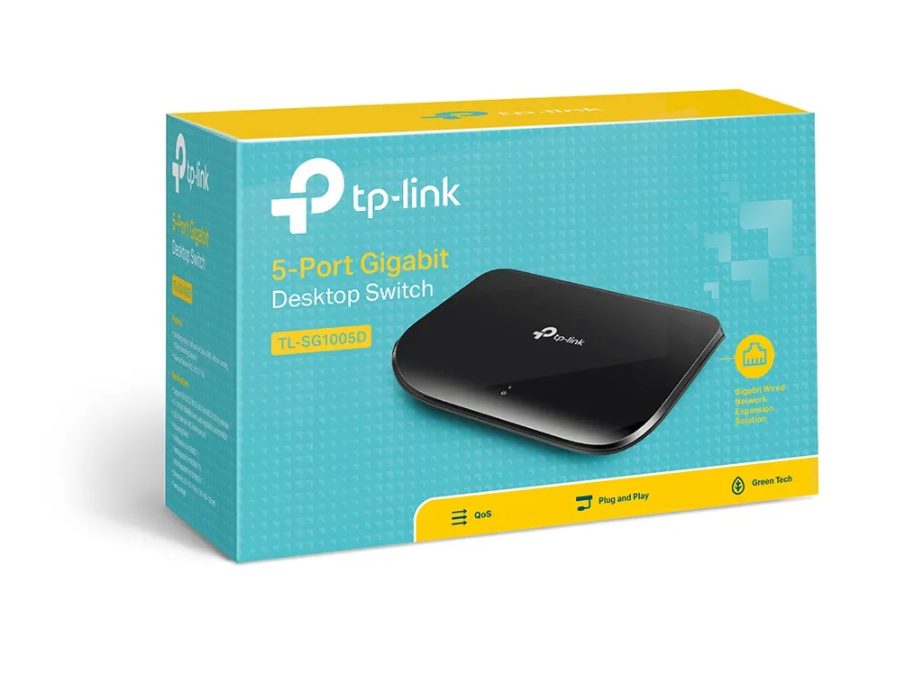 TP-Link Switch TP-LINK TL-SG1005D Gigabit/5x RJ45/10/100/1000Mbps/plasticno kuciste Slika 3