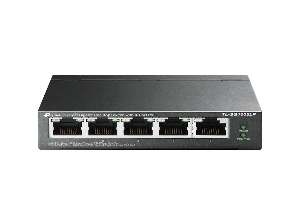 Switch TP-LINK TL-SG1005LP 5-Port Gigabit Desktop Switch with 4-Port PoE+ Slika 2