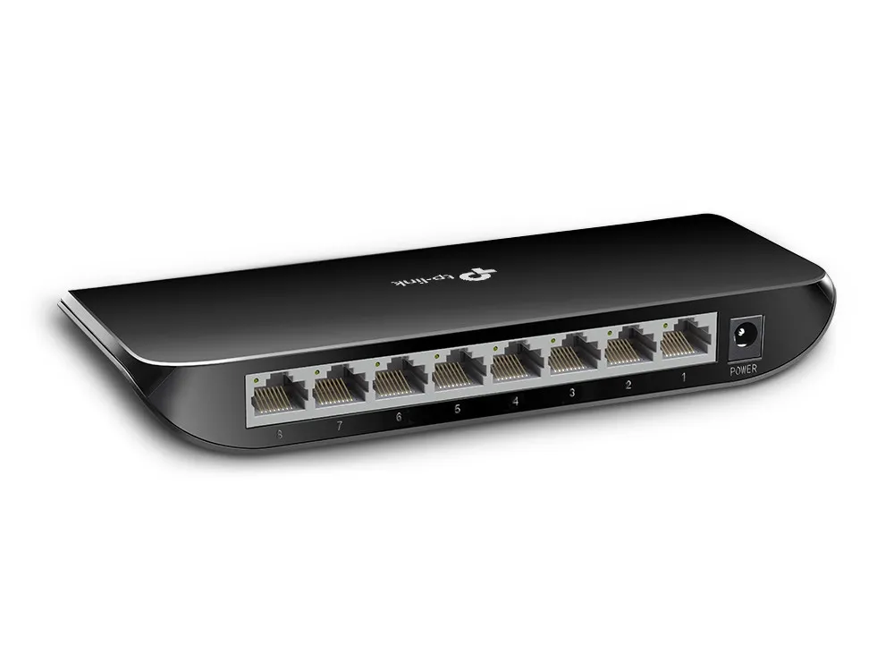 Switch TP-LINK TL-SG1008D Gigabit/8x RJ45/10/100/1000Mbps/plasticno kuciste Slika 3