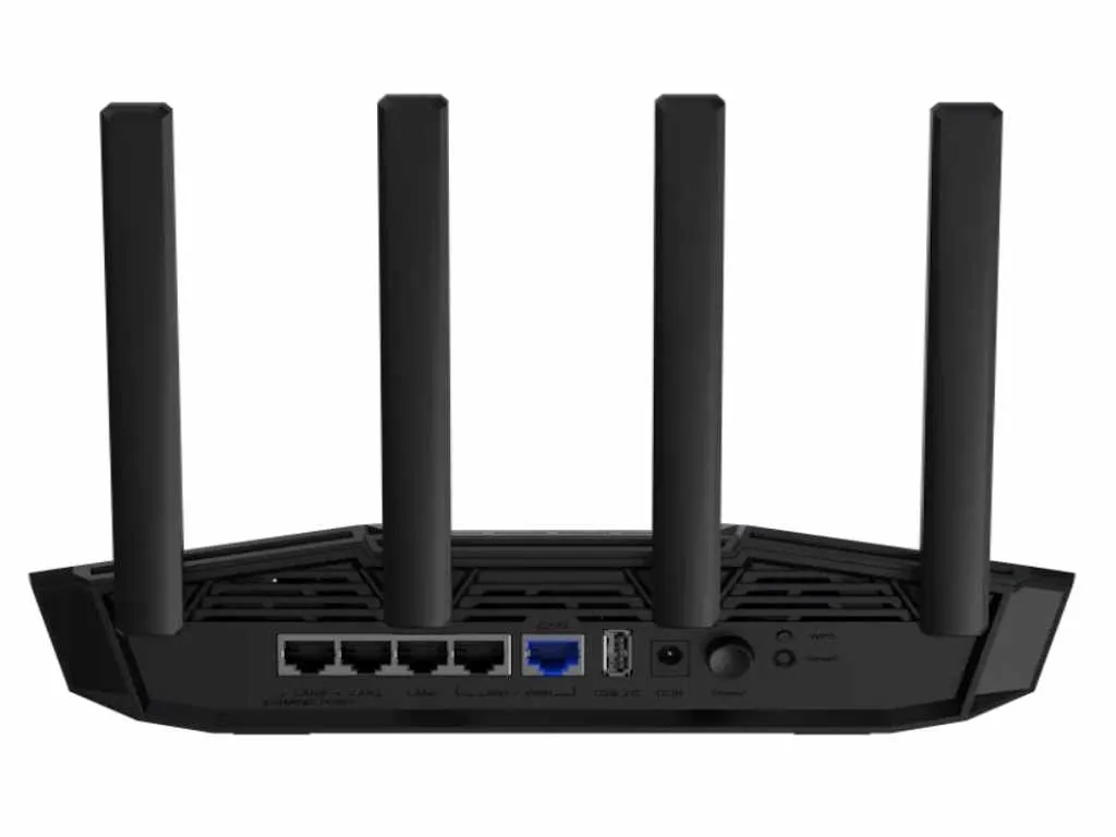 Bežicni ruter ASUS TUF GAMING BE3600 Wi-Fi/BE3600 V2/2882Mbps/688 Mbps/USB3.2/4 eksterne antene/crna Slika 2