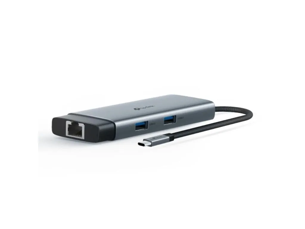 Hub TP-LINK UH6120C USB Type-C 6-Port Hub/1×USB-C/1× HDMI 4K 60Hz Port/1  USB-C PD 100W Port/1× RJ4 Slika 3