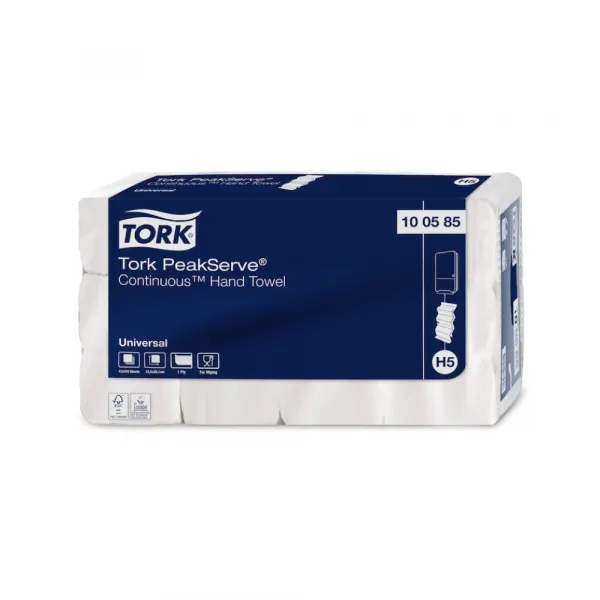 Ubrus za dispenzer Tork H5 PeakServe Continuos jednoslojni 4920 listića 1/12 100585 Slika 2