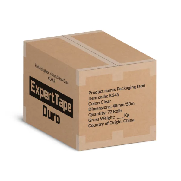 Samolepljiva selotejp traka ExpertTape Duro 48x50 /45 mikrona/ providna Slika 3
