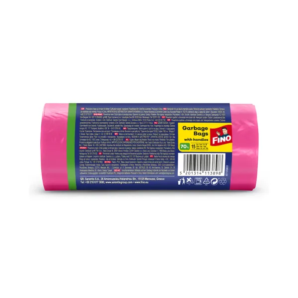 Fino Kese za smeće FINO HD Premium 70 litara 62x74 15/1 Slika 3