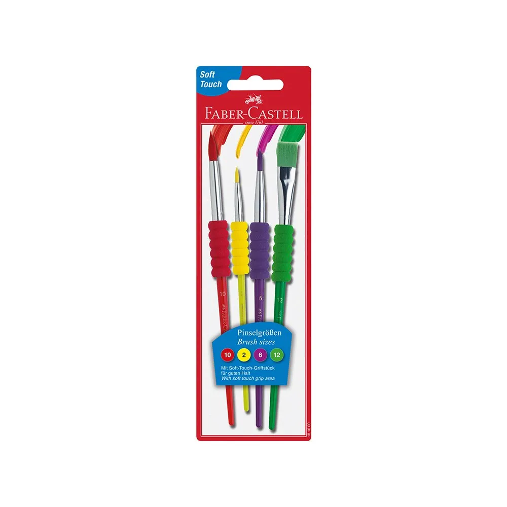 Četkica Faber Castell soft grip set 1/4 181600