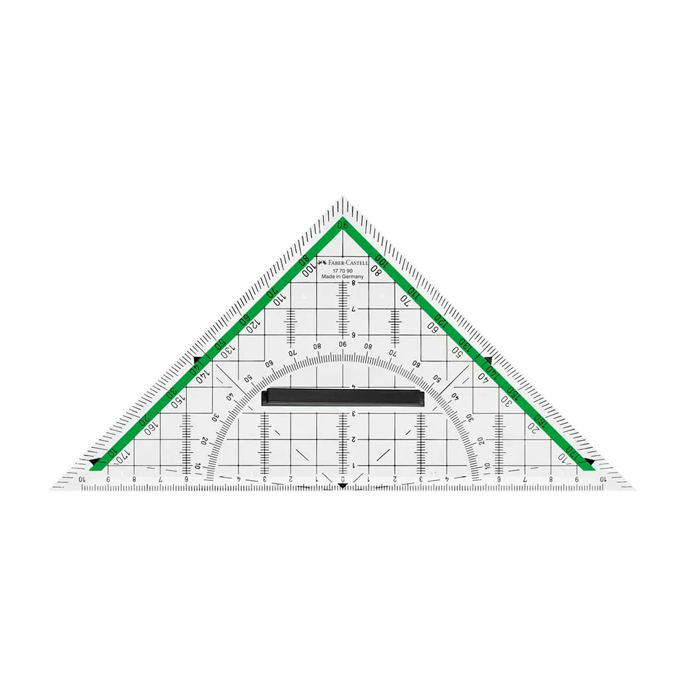 Trougao sa drškom Faber Castell 20cm 177090 Slika 1