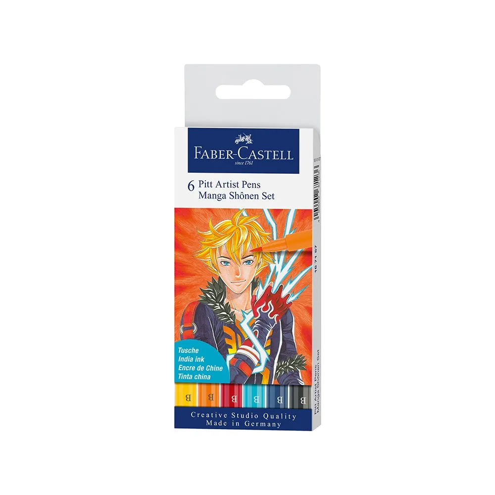 Pitt Art set Faber Castell Manga 1/6 167157 Slika 1