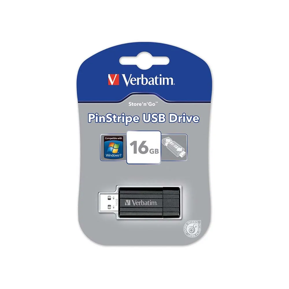 Flash USB 16GB Verbatim 2.0 PinStripe Slika 1