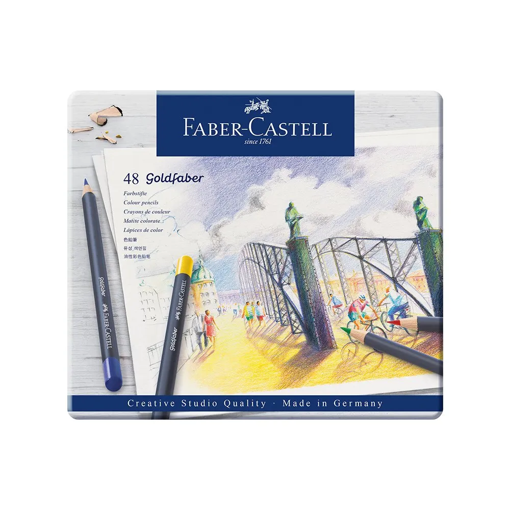 Drvene bojice Faber Castell goldfaber permanent 1/48 114748 Slika 1