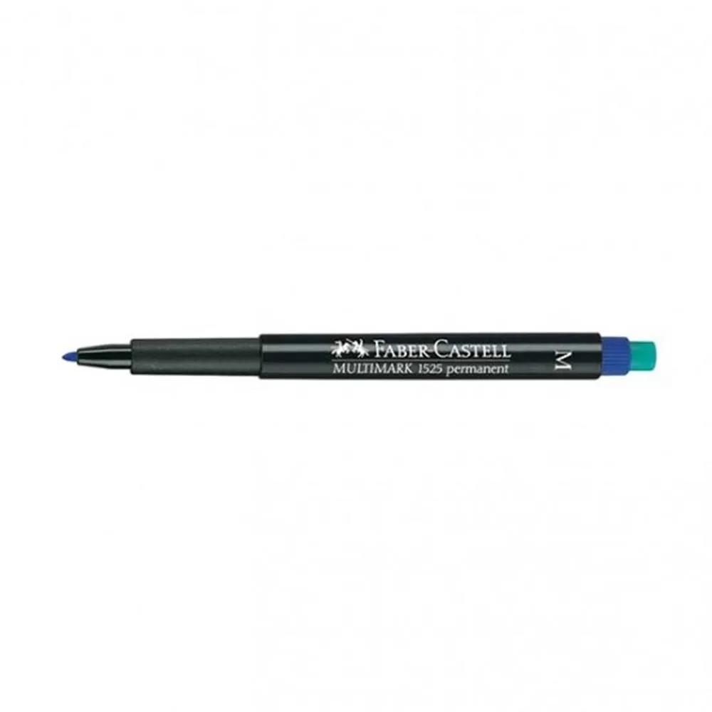 Flomaster OHP M 1mm  Faber Castell plavi 07493 Slika 1