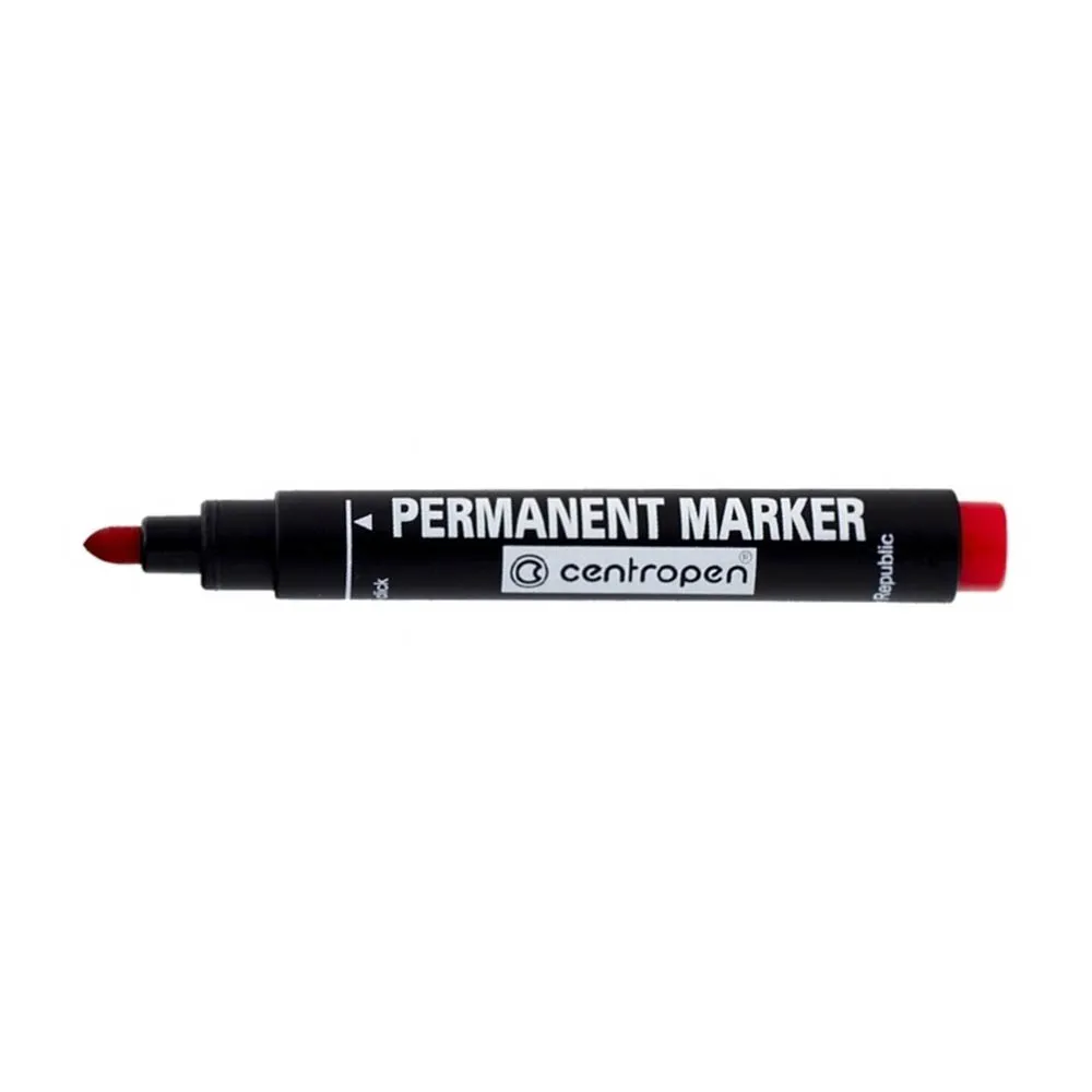 Centropen Permanent marker CENTROPEN 8566 2mm obli vrh crveni