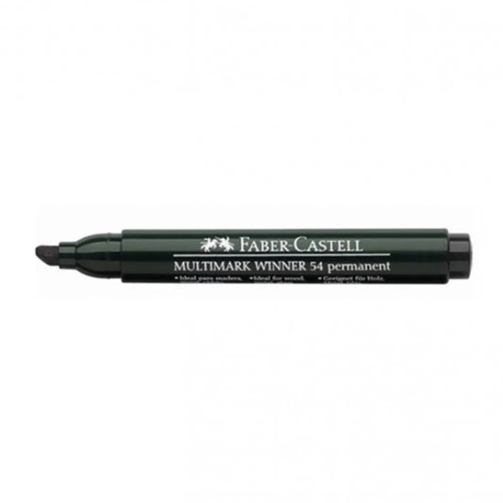 Permanent Marker Faber Castell crni kosi vrh 54 08232 (157999) Slika 1