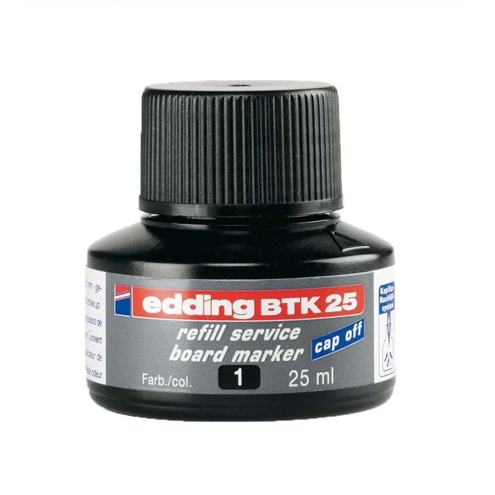 Refil za board marker Edding BTK 25 ml Crni Slika 1