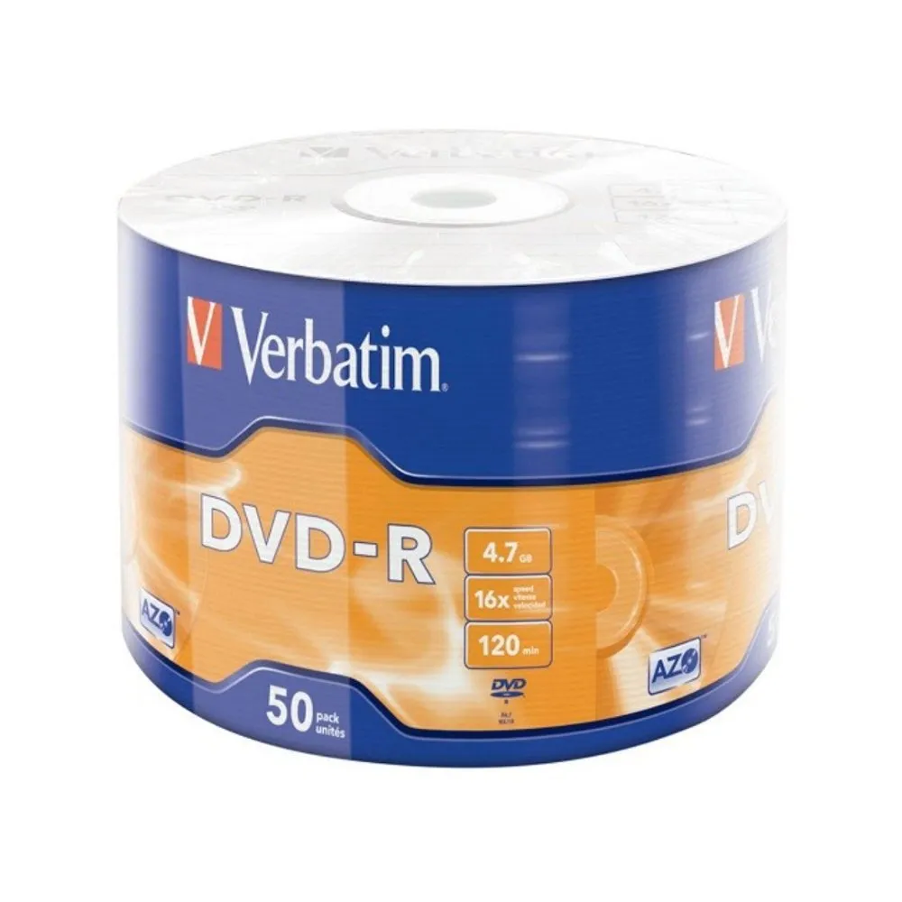 Verbatim DVD-R VERBATIM 1/50 u celofanu Slika 1