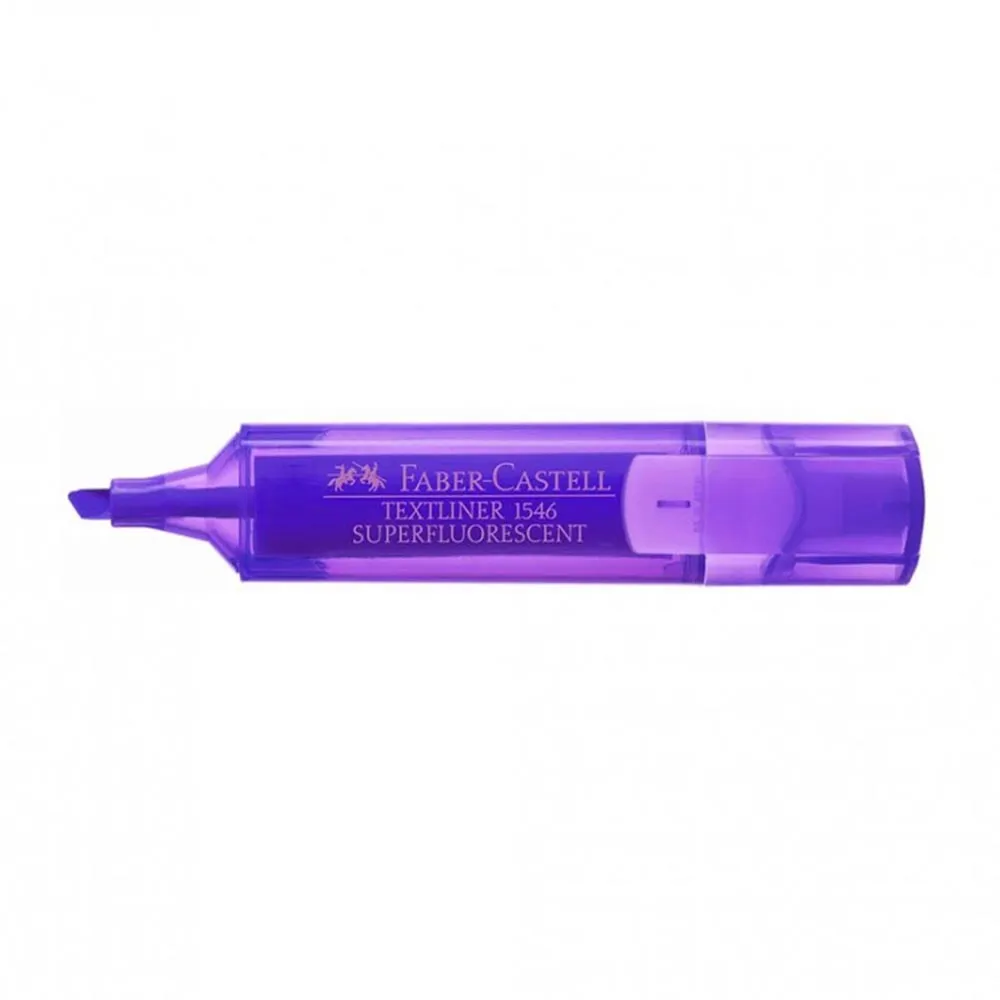 Signir Faber Castell 46 FLUO ljubičasti 154636 Slika 1