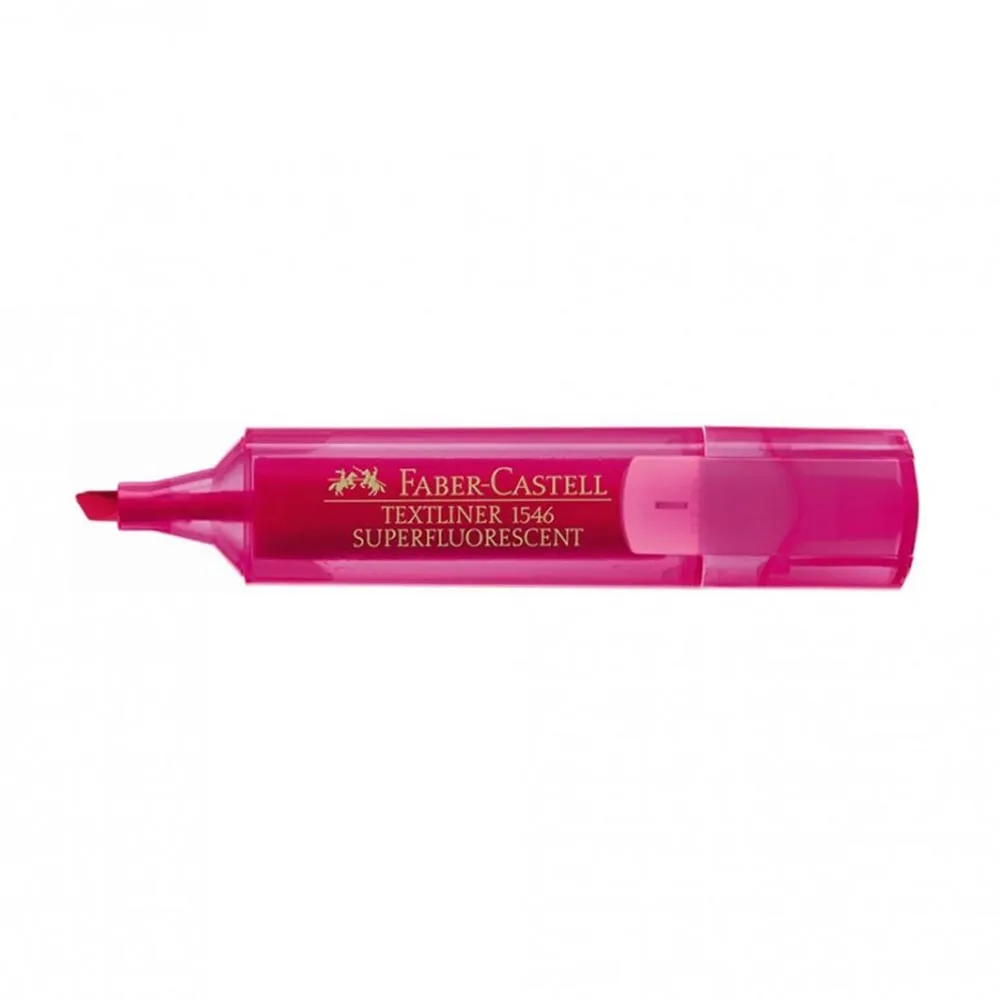 Signir Faber Castell 46 FLUO roze 14877 Slika 1