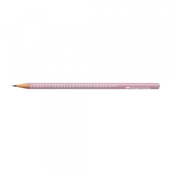 Faber Castell Grafitna olovka Faber Castel GRIP HB Sparkle 118234 pearl rose sh Slika 1